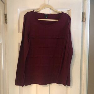 Ann Taylor Lightweight Cotton Modal Sweater    